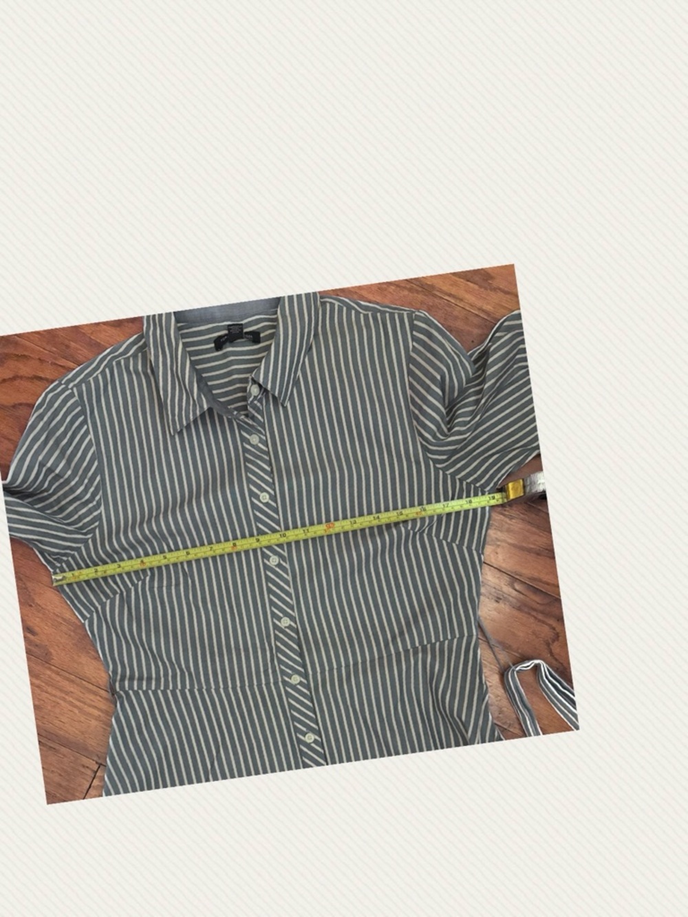 Tommy Hilfiger Blue and White Striped Dress - Picture 9 of 9